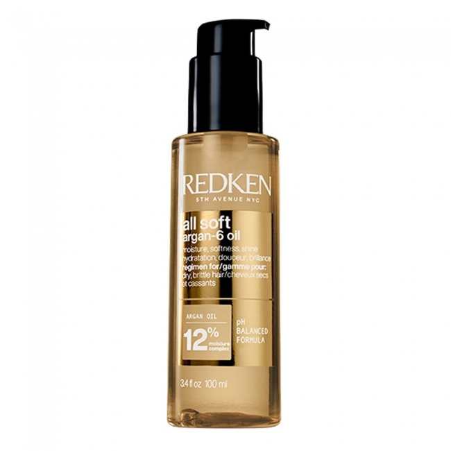 Redken NYC All Soft Argan-6 масла за коса во еден производ 100мл