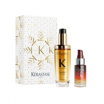 Kérastase Elixir Ultime Hour Duo XMas Set: Elixir Ultime L’Huile Originale 75ml + Nutritive 8H Magic Night Serum 30ml