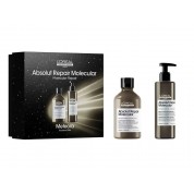 L’Oréal Professionnel Serie Expert Absolut Repair Molecular шампон за обновување на молекуларната структура на влакното 300ml + Serie Expert Absolut Repair Molecular серум со одмивање за обновување на молекуларната структура на влакното 250ml
