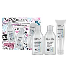 Redken NYC Acidic Bonding Concentrate шампон за оштетена коса и испукани влакна 300ml + Acidic Bonding Concentrate балсам за оштетена коса и испукани влакна 300ml + Acidic Bonding Concentrate крема без одмивање за оштетена коса и испукани влакна 150ml